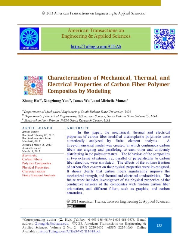 Carbon Fibers And Their Composites Pdf